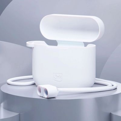 3. 3mk Silicon AirPods Case for AirPods 3 - white