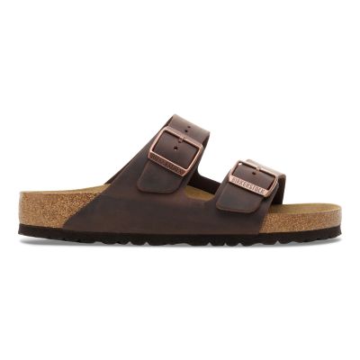 12. Birkenstock Arizona Nubuck Habana Narrow Brown Women's/Men's Flip-Flops (52533)