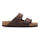 12. Birkenstock Arizona Nubuck Habana Narrow Brown Women's/Men's Flip-Flops (52533)