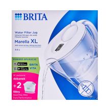 Brita Marella XL filter jug + 2 MaxtraPro PP cartridges (3.5l; white)