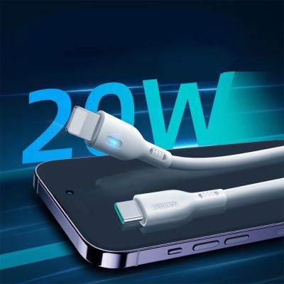 2. Joyroom Premium Series A13 Lightning / USB-C Cable 20W 2m - White