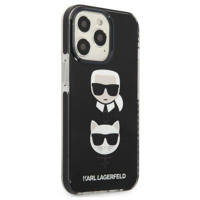 4. Karl Lagerfeld Karl&Choupette Head Case for iPhone 13 Pro / iPhone 13 - Black