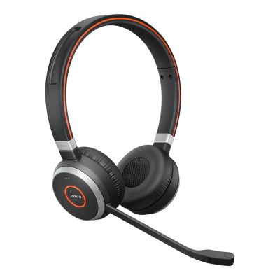 Jabra Evolve 65 UC Stereo Link370 On-Ear Headphones