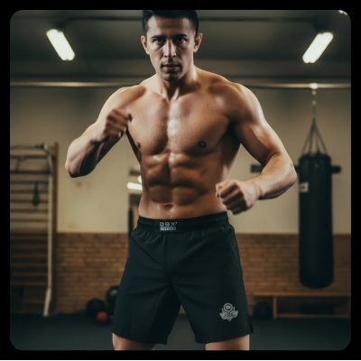 16. Black DBX Bushido MMA Shorts