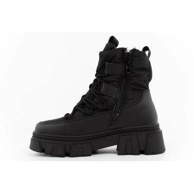 2. Lee Cooper Women’s Winter Boots, Black, Insulated Ankle Boots with Zip