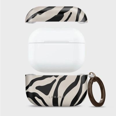 5. Tech-Protect Lamano case for AirPods Pro 3 - black and beige