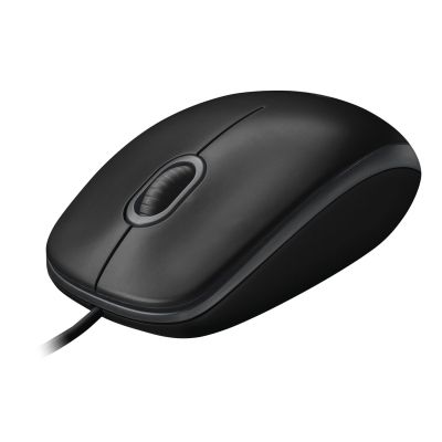 Logitech B100 Mouse 910-003357 (optical; 800 DPI; black)