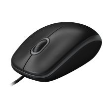 Logitech B100 Mouse 910-003357 (optical; 800 DPI; black)
