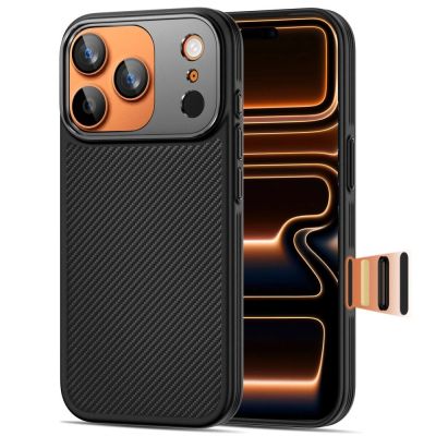 3. Tech-Protect Kevlar Aramid MagSafe case for iPhone 17 Pro Max - black