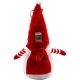 10. DECORATIVE SANTA CLAUS WITH GIFT BAG 25CM WHITE