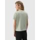 3. Women's plain organic cotton T-shirt 4F
