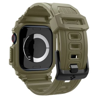 2. Spigen Rugged Armor ”Pro” Strap for Apple Watch 10 (46MM) - Green