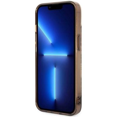 5. Guess GUHCP14MHGPLHC iPhone 14 Plus 6.7" ocher hardcase Porcelain Collection