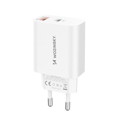 3. Wozinsky WLS-20W 20W USB-A USB-C Wall Charger with 1m USB-C - USB-C Cable - White