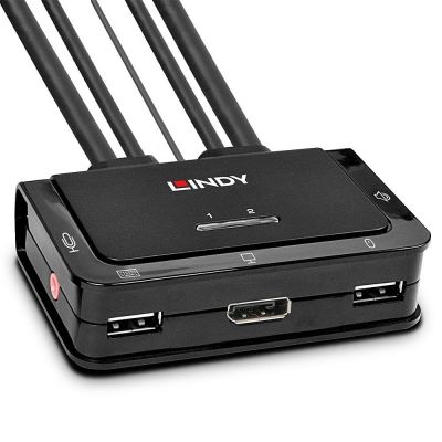 Lindy 42344 KVM Switch Rack Mounting Options Black