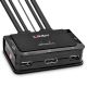 Lindy 42344 KVM Switch Rack Mounting Options Black