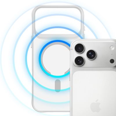 11. 3mk Smoke MagCase for iPhone 17 Pro - White-Translucent