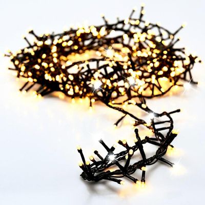 20. CHRISTMAS LIGHTS LIGHT CHAIN 750 LED FLASH WARM WHITE