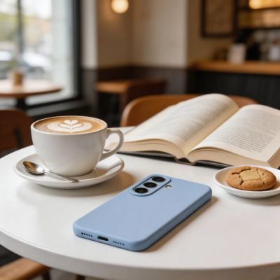 5. Tech-Protect Silicone MagSafe Case for Samsung Galaxy S26 - Blue