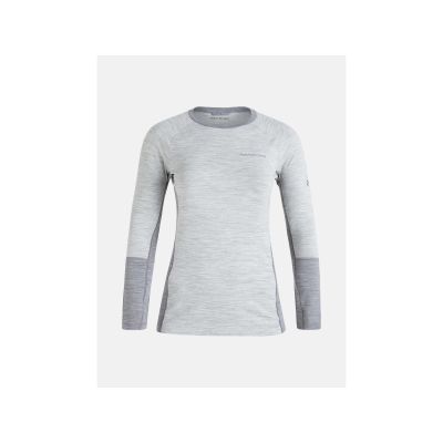 5. Peak Performance W Magic Crew Thermal Shirt Gray