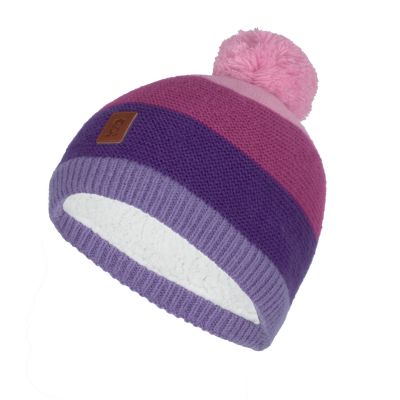 Trollkids Kids Gryllefjord Bobble Cap with Pompom Pink/Purple (987-243)