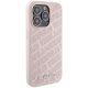 4. Karl Lagerfeld Quilted K Pattern case for iPhone 15 Pro Max - pink