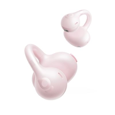2. OWS Baseus Bass BC1 Earphones with Clip - Pink