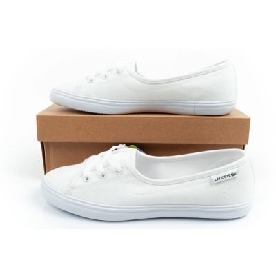 9. Lacoste women's sneakers Median ballerina shoes white