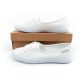 9. Lacoste women's sneakers Median ballerina shoes white