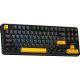 2. gasket F87 Thunder Black GrayWood switch RGB AULA keyboard