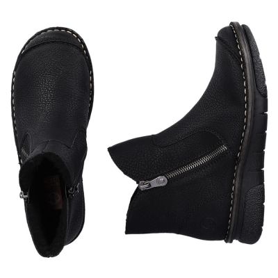 32. Comfortable insulated ankle boots Rieker W RKR612 black