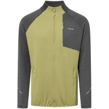 VIKING Birger Man men's zip-up sweatshirt, green and gray, XXL