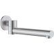 Folding bathtub spout - round