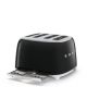 4. SMEG TSF03BLEU toaster black