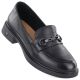 Women's leather brogues, black, Vinceza 39991