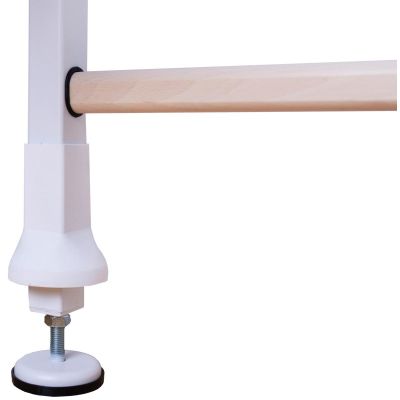 76. GYMNASTIC LADDER, HAND BAR, BENCH, CHILDREN'S ACCESSORIES, WHITE MAT BENCHK 414
