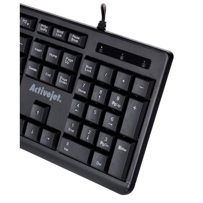 4. Activejet K-3803S USB Wired Keyboard