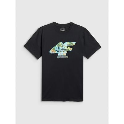 5. Men's regular printed T-shirt 4F 4FRSS26TTSHM4305-20S