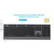 7. GEMBIRD WIRELESS KEYBOARD + MOUSE DUAL MODE SET, 2.4 GHZ + BT, SLIM, US LAYOUT, BLACK
