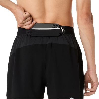4. ASICS Fujitrail All Over Print 5IN Short 2011D526-001 Black L