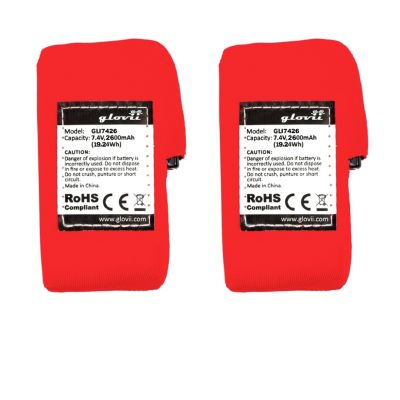 18. GLOVII HEATED THERMOACTIVE UNDERWEAR SET, SWEATSHIRT AND PANTS, SIZE M, ORANGE, BATTERIES AND CHARGER INCLUDED, GXRM