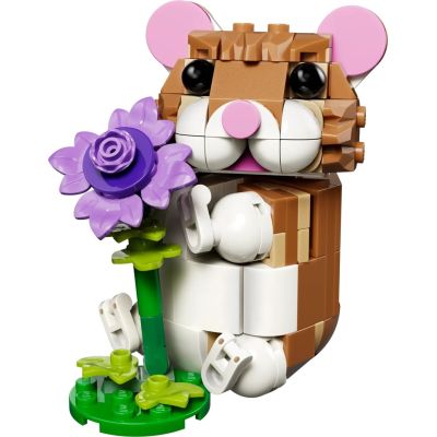 3. LEGO Creator 31376 31376 Cute Hamster with Flower