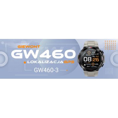 3. GIEWONT Pionier GPS GW460-3 smartwatch - Light Stone