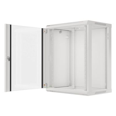 15. Lanberg WF01-6415-10S Rack Cabinet (770mm / 600mm / 450mm; wall-mounted; gray)