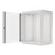 15. Lanberg WF01-6415-10S Rack Cabinet (770mm / 600mm / 450mm; wall-mounted; gray)
