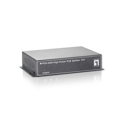 6. LevelOne POS-4000 - PoE Splitter - 15.4 Watt - 1 Output Plug