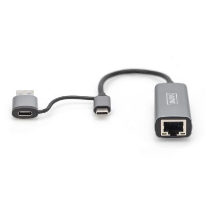 5. USB Type-C to Gigabit Ethernet 2.5GUSB-C + USB A adapter (USB 3.1/3.0)
