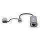 5. USB Type-C to Gigabit Ethernet 2.5GUSB-C + USB A adapter (USB 3.1/3.0)