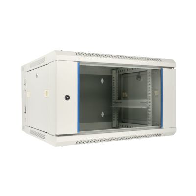 Extralink - 19" 6U 600x600 AZH Gray Wall Mounted Cabinet
