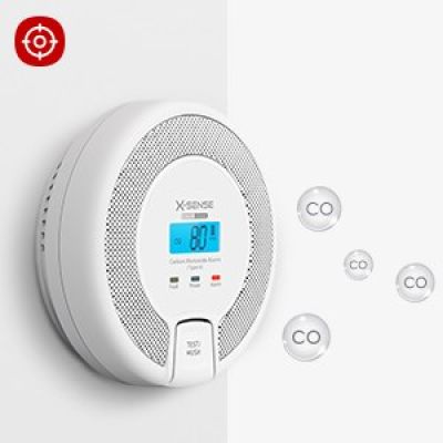 3. X-Sense CO03D Smoke Detector Carbon Monoxide Detector Wired